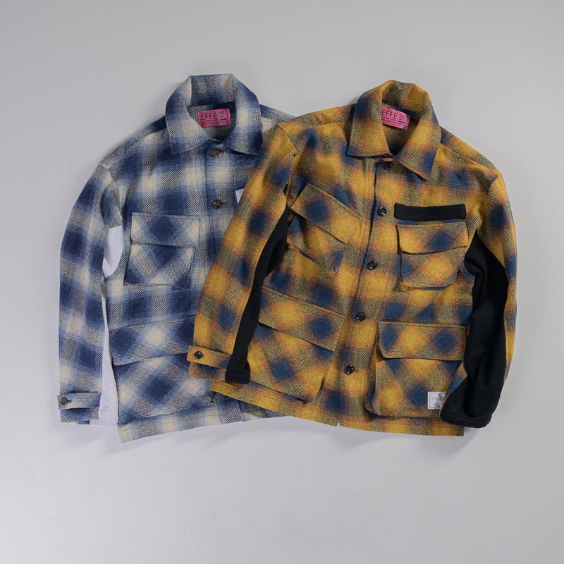 [2024 AW] EFFECTEN / Switching Check Field Jacket