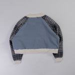 [2024 AW] EFFECTEN / Tweed Check Switching Brushed Sweat