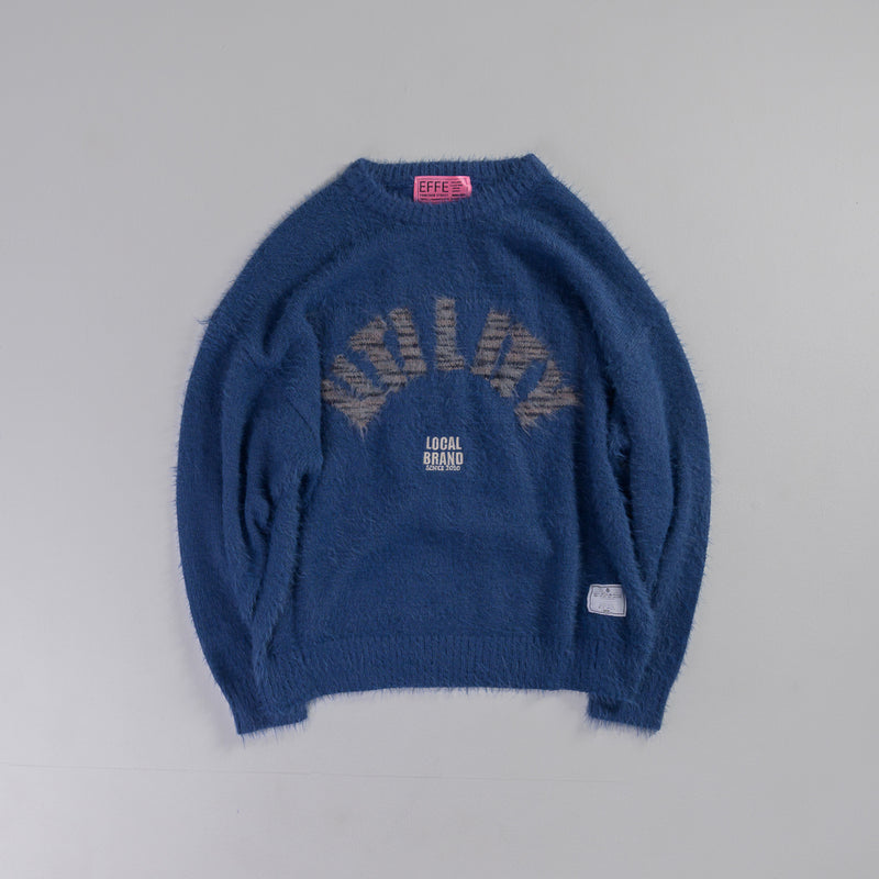 [2024 AW] EFFECTEN / Arch Logo Shaggy Knit