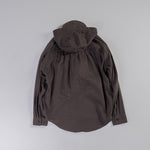 [2024 AW] EFFECTEN / Brushed Twill Shirts Hoodie