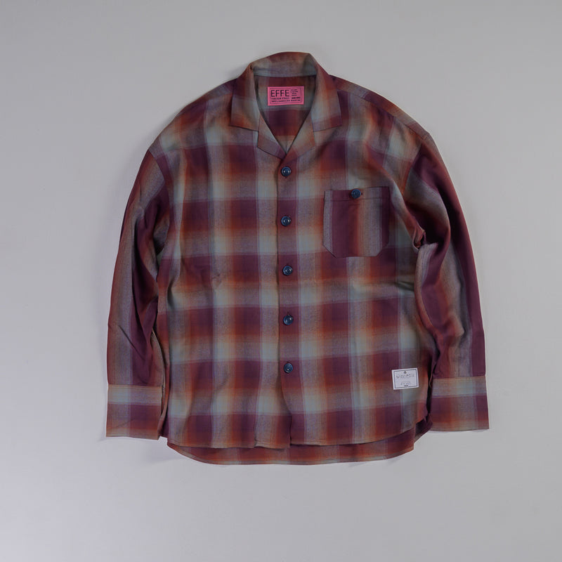 [2024 AW] EFFECTEN / Stripe Switching Check Shirts