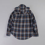 [2024 AW] EFFECTEN / Soft Shaggy Check Shirts Hoodie