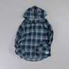 [2024 AW] EFFECTEN / Soft Shaggy Check Shirts Hoodie