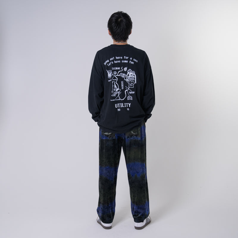 [2024 AW] EFFECTEN / Scramble Stone Wash L/S Tee