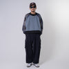 [2024 AW] EFFECTEN / Faux Suede Balloon Wide Cargo Pants