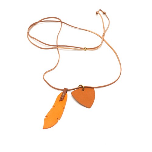 EFFECTEN/エフェクテン  feather&pick necklace