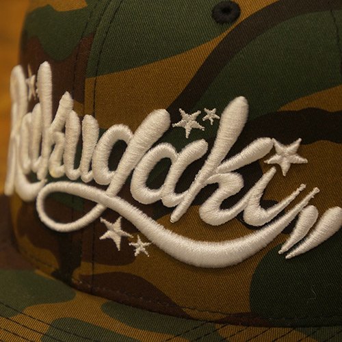 RAKUGAKI Main Logo SnapBack Cap Camo