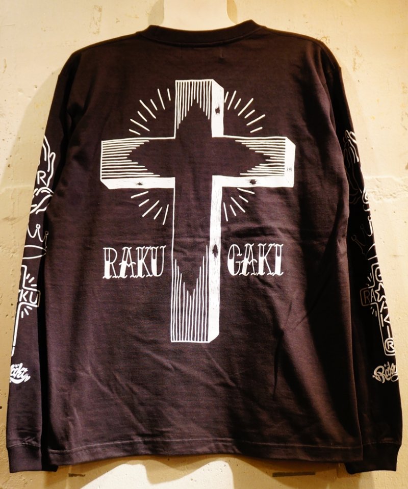 RAKUGAKI THUNDER CROSS Long T-Shirts , X