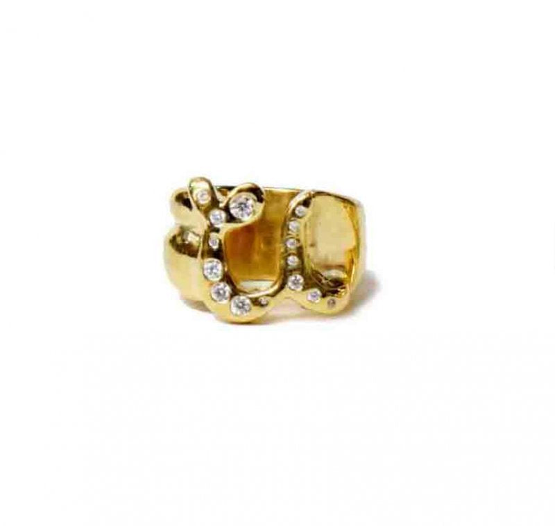 EFFECTEN/エフェクテン  pinky ring’zirconia’gold