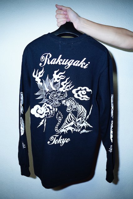 RAKUGAKI(ラクガキ) / Rakugaki “TIGER & DRAGON” Long Sleeve T-Shirts