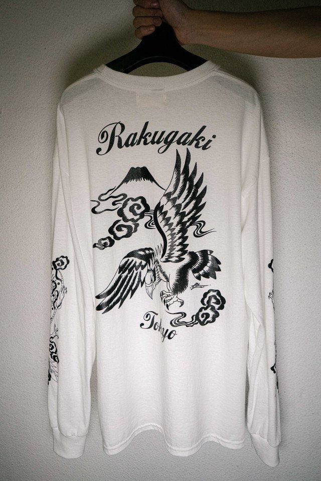 [2021ss] RAKUGAKI(ラクガキ) Rakugaki “BLACK HAWK” Long T-Shirts