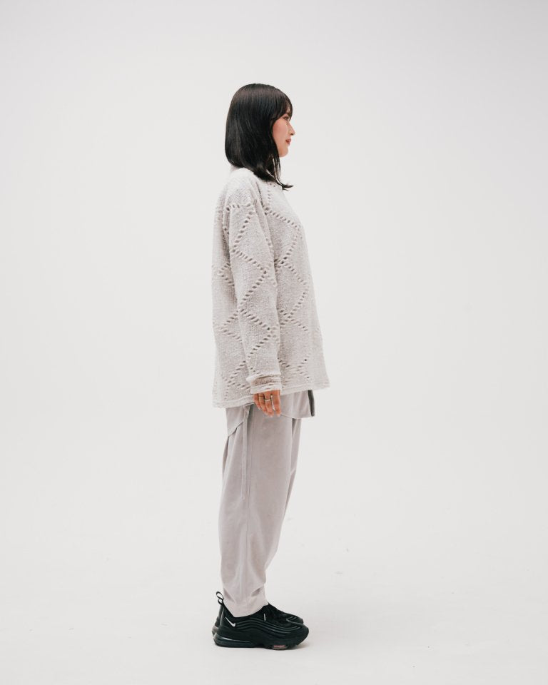 【新春SALE】EFFECTEN(エフェクテン) Harris way argyle knit