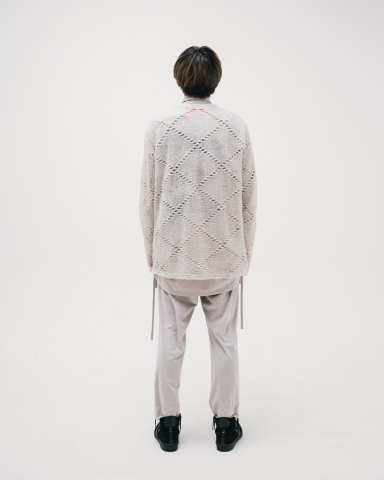 【新春SALE】EFFECTEN(エフェクテン) Harris way argyle knit