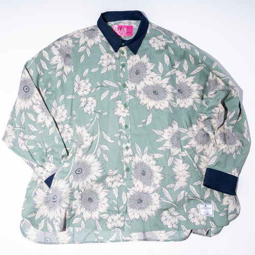 [2022ss] EFFECTEN(エフェクテン)botanical wide shirts
