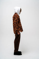 [新春SALE] EFFECTEN(エフェクテン)giraffe open collar shirts