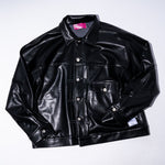EFFECTEN(エフェクテン) faux leather jacket