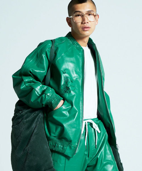 [予約商品2022aw] SEVESKIG/セブシグ/  Japan Cow Leather Ska-Jacket