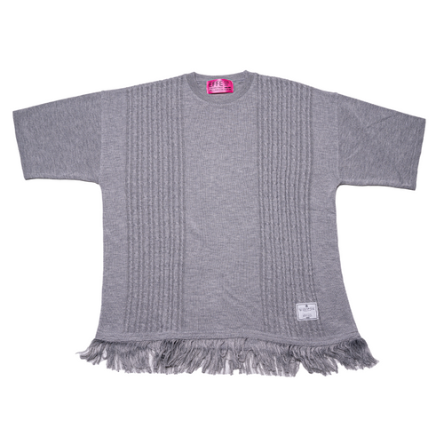 [新春SALE] EFFECTEN(エフェクテン) fringe S/S knit