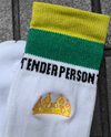 TENDER PERSON(テンダーパーソン) GLITTER RIB SOCKS