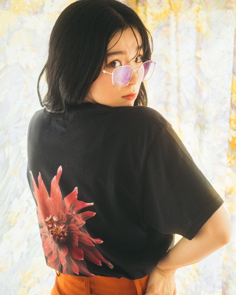 [u × STAYFLOWER] U-BY EFFECTEN(ユーバイエフェクテン) DAHLIA Tee