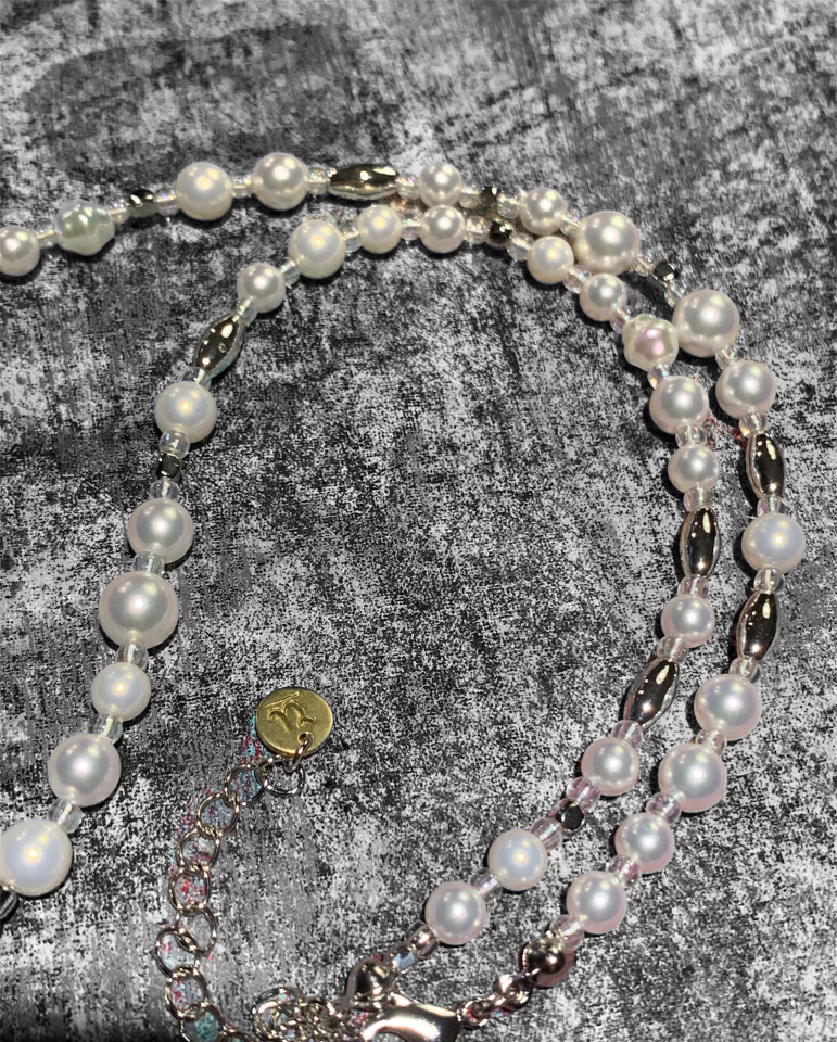 PN_y(ピーエヌワイ)Jumble pearl necklace①