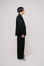 [22aw 予約商品] EFFECTEN(エフェクテン) / shadow flower wide tuck pants