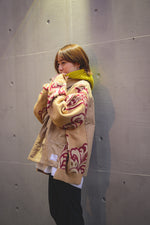 [2023新春limited]U-BY EFFECTEN(ユーバイ エフェクテン) ×muku by SAICA knit docking twill jacket