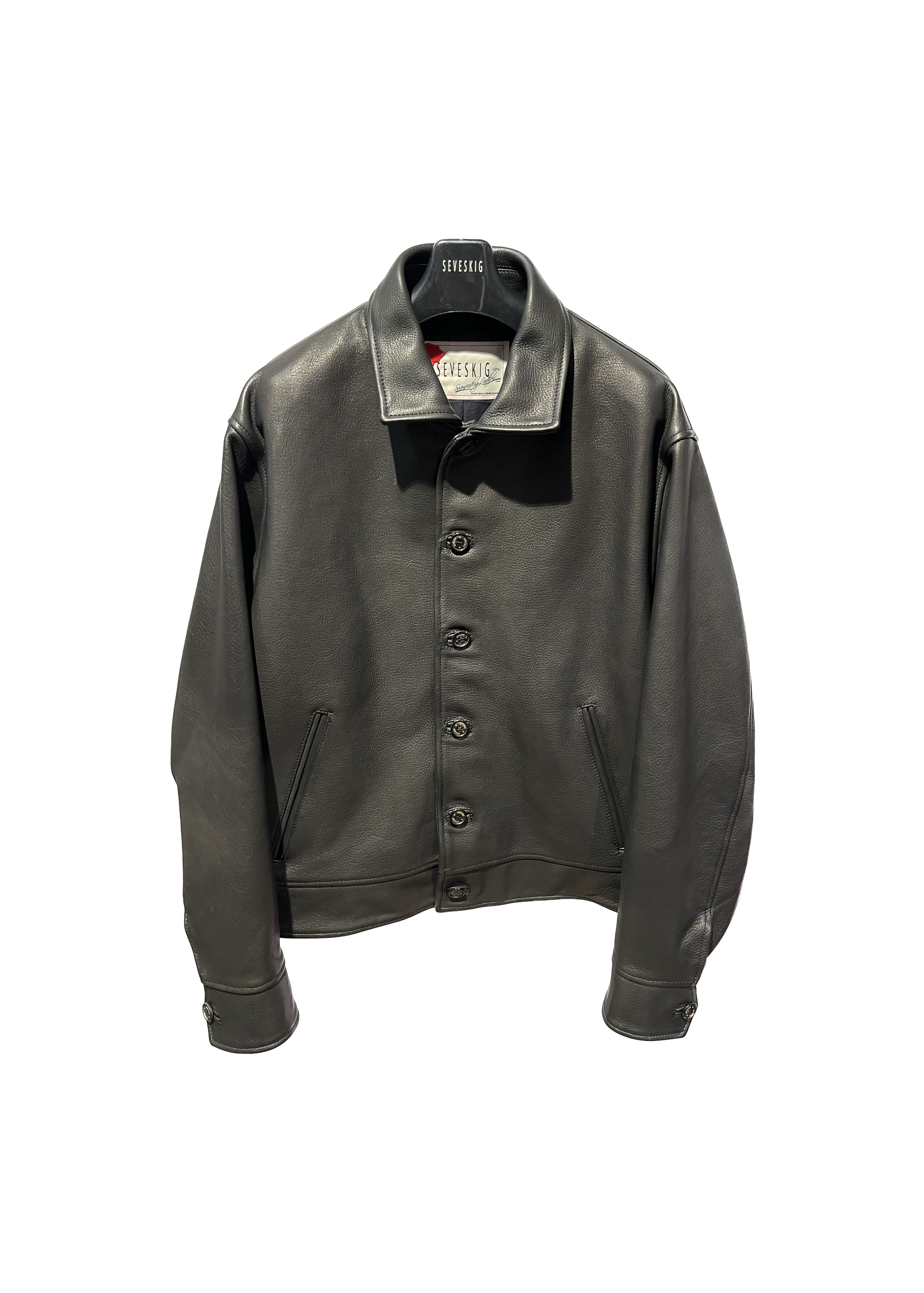 2023AW 予約商品] SEVESKIG / Japan Cow Leather ver,ZEO 5B Jacket ...